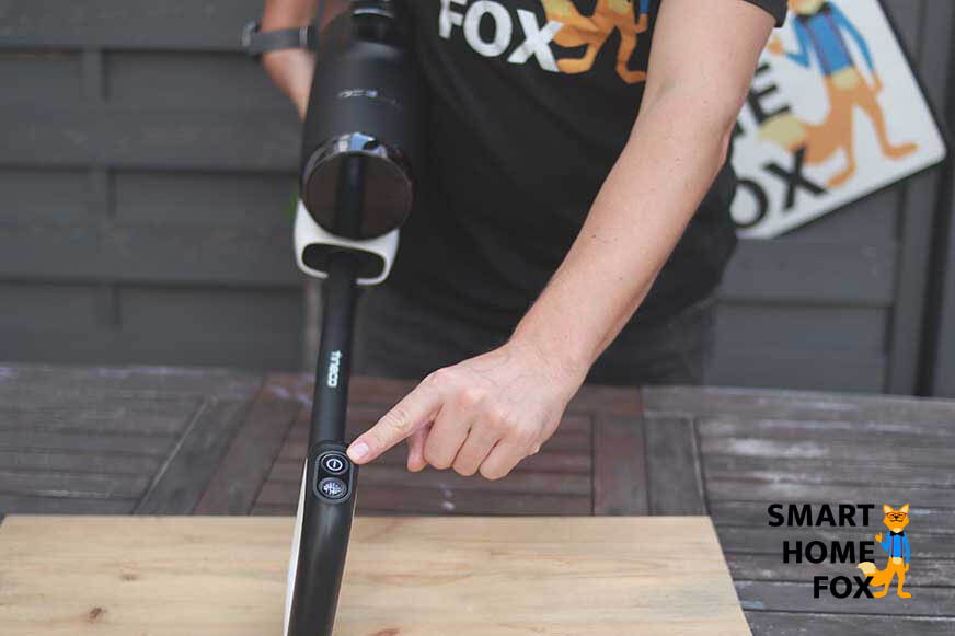 Tineco Floor One S5 Powerknopf